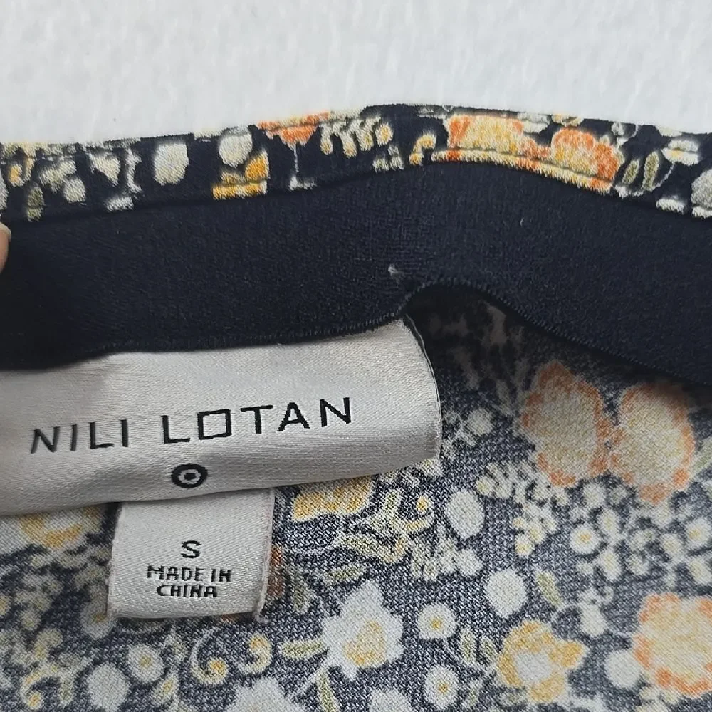 Nili Lotan x Target Floral Skirt Maxi Side Slit Women's Small‎